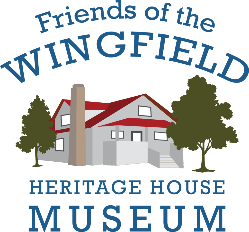 Logo with drawing of the Wingfield House